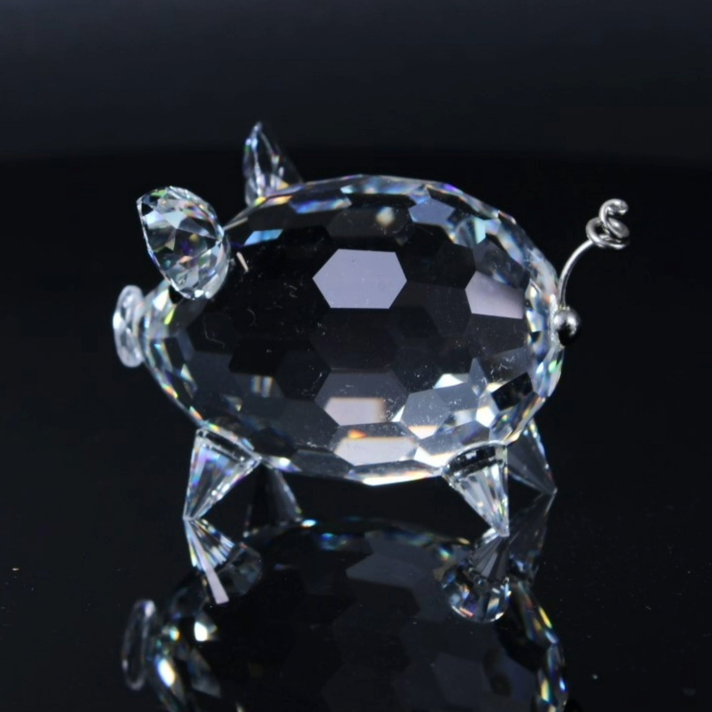 Swarovski Mini Pig Figurine - Perfect Condition with Original Box - Free Shipping - Perfect Gift for Mom