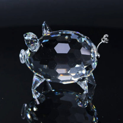 Swarovski Mini Pig Figurine - Perfect Condition with Original Box - Free Shipping - Perfect Gift for Mom