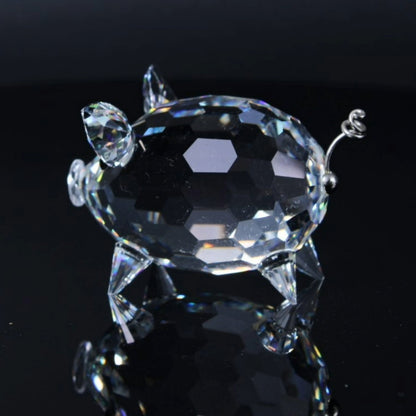 Swarovski Mini Pig Figurine - Perfect Condition with Original Box - Free Shipping - Perfect Gift for Mom