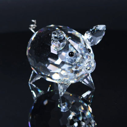 Swarovski Mini Pig Figurine - Perfect Condition with Original Box - Free Shipping - Perfect Gift for Mom