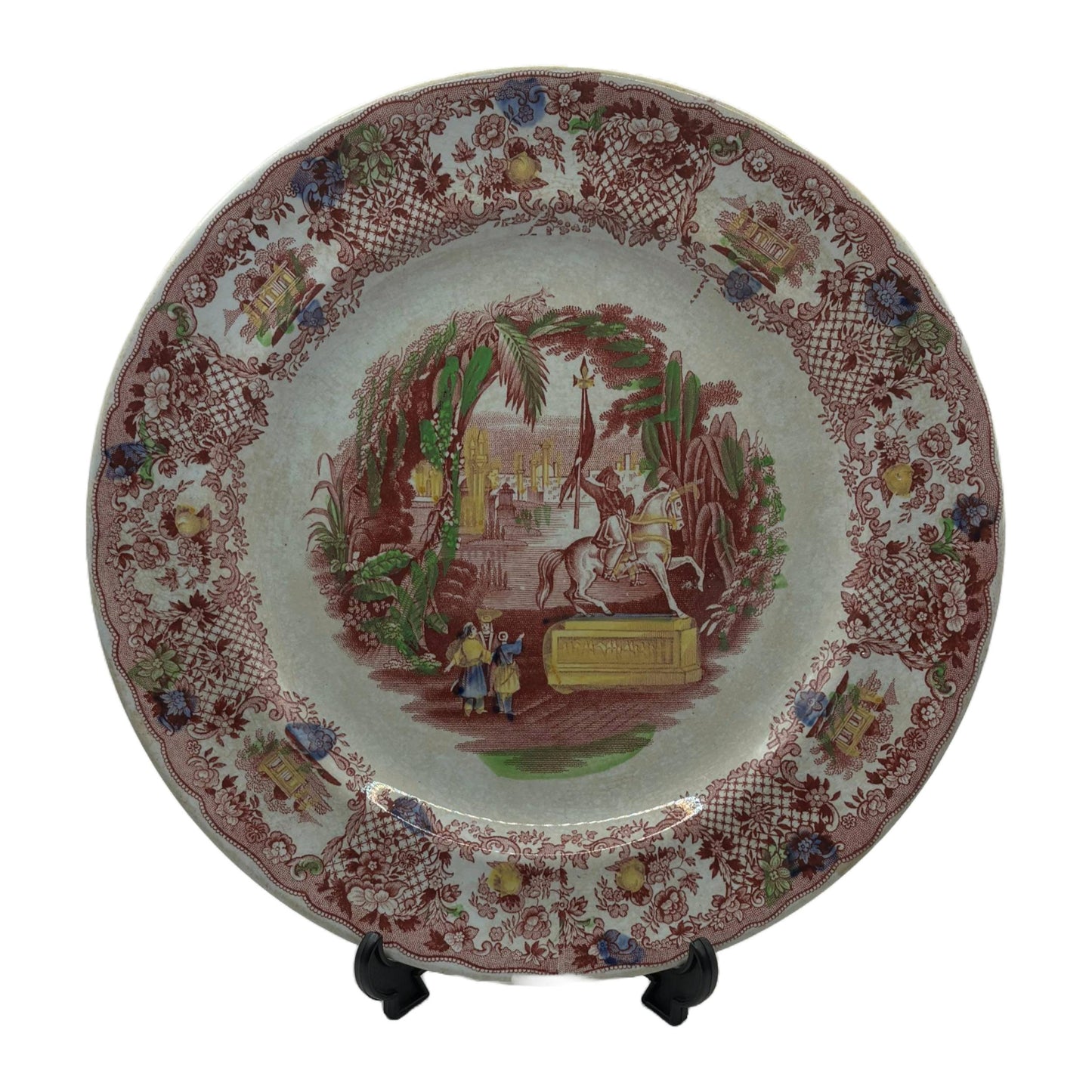 Beautiful Porcelain Plate by Petrus Regout - Oriental Line - 26.5 cm - Historical Collectible