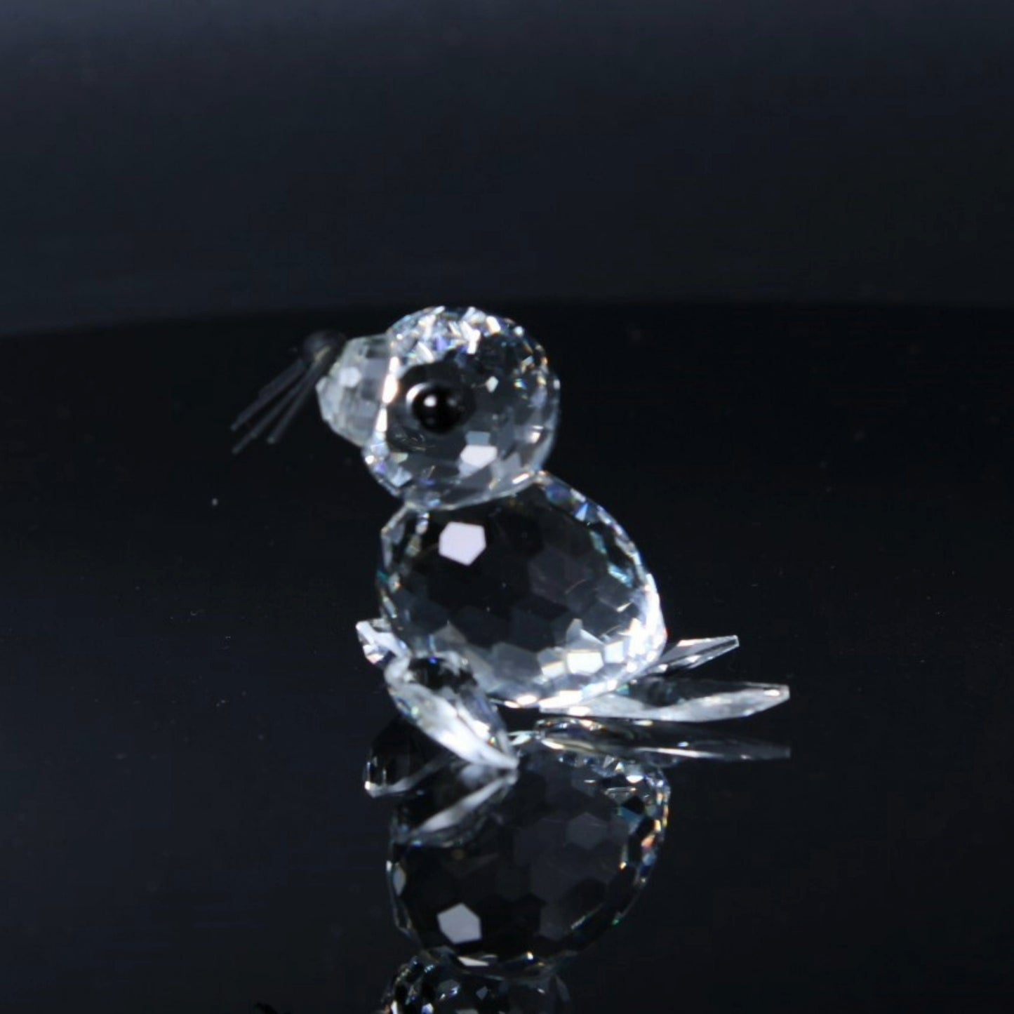 Prachtig Swarovski Kristallen Beeldje - The Seal - Inclusief Doos en Certificaat