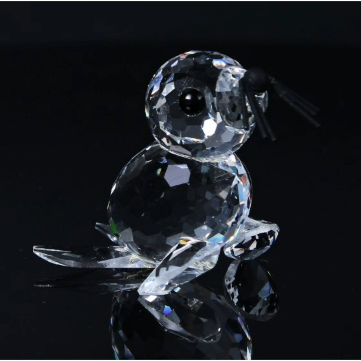 Prachtig Swarovski Kristallen Beeldje - The Seal - Inclusief Doos en Certificaat