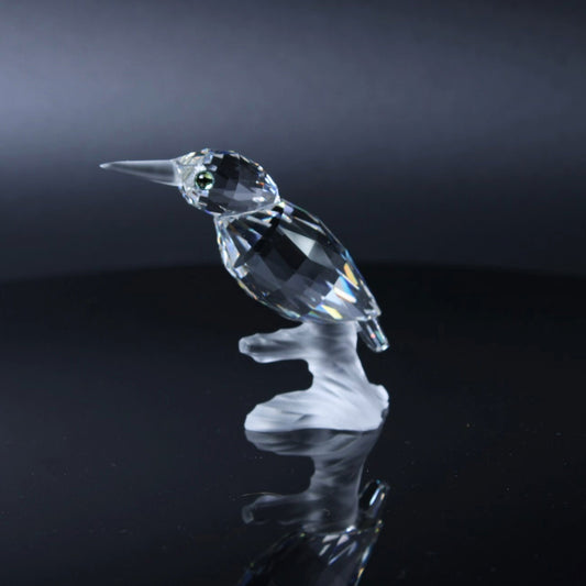 Swarovski IJsvogel op een Takje Beeldje - Inclusief Originele Doos en Certificaat