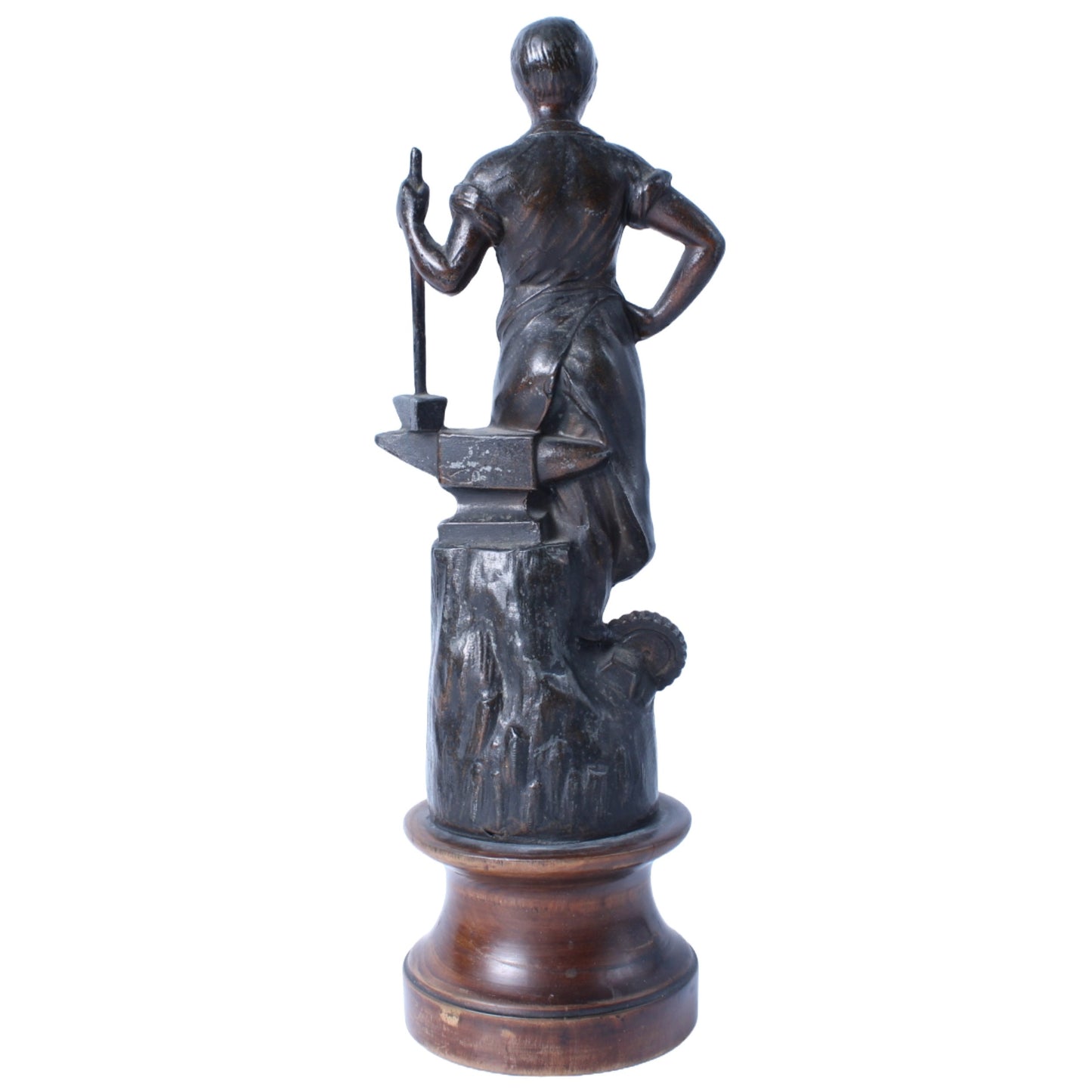 Le Forgeron - Prachtige Handgemaakte Antieke Bronzen Sculptuur - Gratis Verzending - De Smid - Arbeiderskunst - Socialisme - antiek - kunst