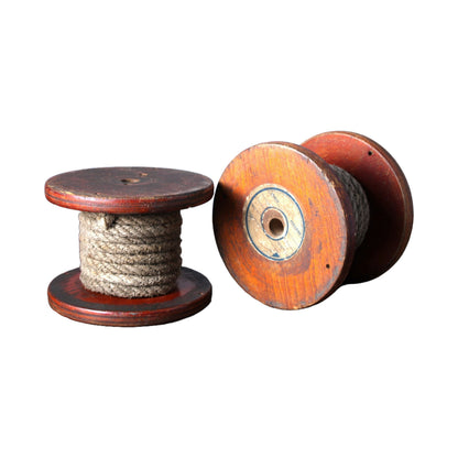 Charming Antique Dutch Rope Bobbins with Reels - Perfect for Decoration - Free Shipping - Home Decoration - Maritime Details