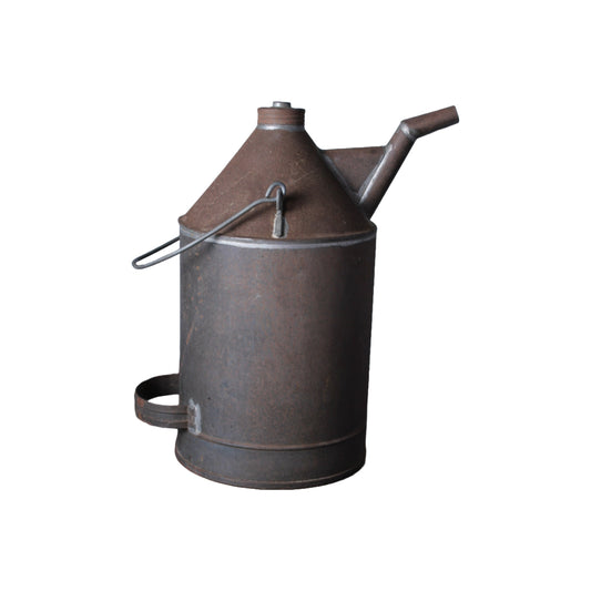 Antieke Haceka Metalen Oliekan uit 1924 - Vintage en Decoratief - Gratis verzending - Petrolhead - Home decoration - mancave - industrieel