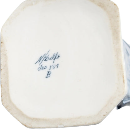 Prachtige Delftsblauwe Vaas - Traditioneel Nederlandse Vakmanschap - 20e Eeuw - Gratis Verzending - Home Decoration