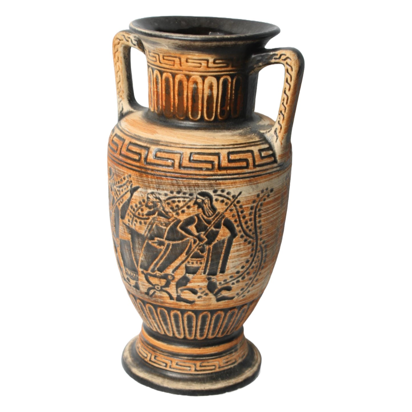 Greek Style Bay Ceramic Vase - West Germany, Mid-Century Modern, 33 cm - Free Shipping - Home Decoration