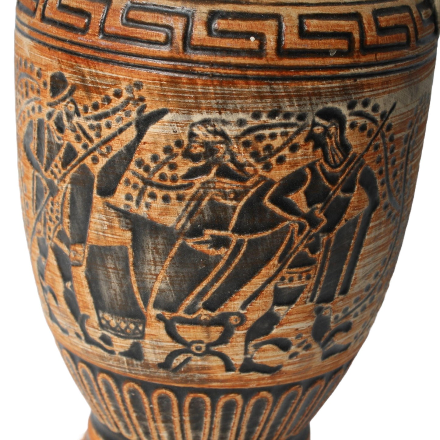 Greek Style Bay Ceramic Vase - West Germany, Mid-Century Modern, 33 cm - Free Shipping - Home Decoration