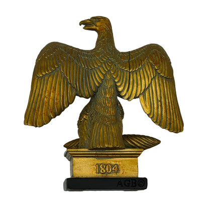 Schitterend Napoleonisch Adelaar Beeld - Handgemaakt - Symbool van Kracht en Macht - 14 cm Hoog - Perfecte Staat - Historisch Verzamelobject