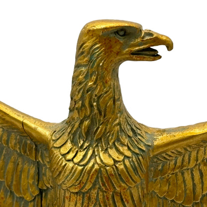 Schitterend Napoleonisch Adelaar Beeld - Handgemaakt - Symbool van Kracht en Macht - 14 cm Hoog - Perfecte Staat - Historisch Verzamelobject