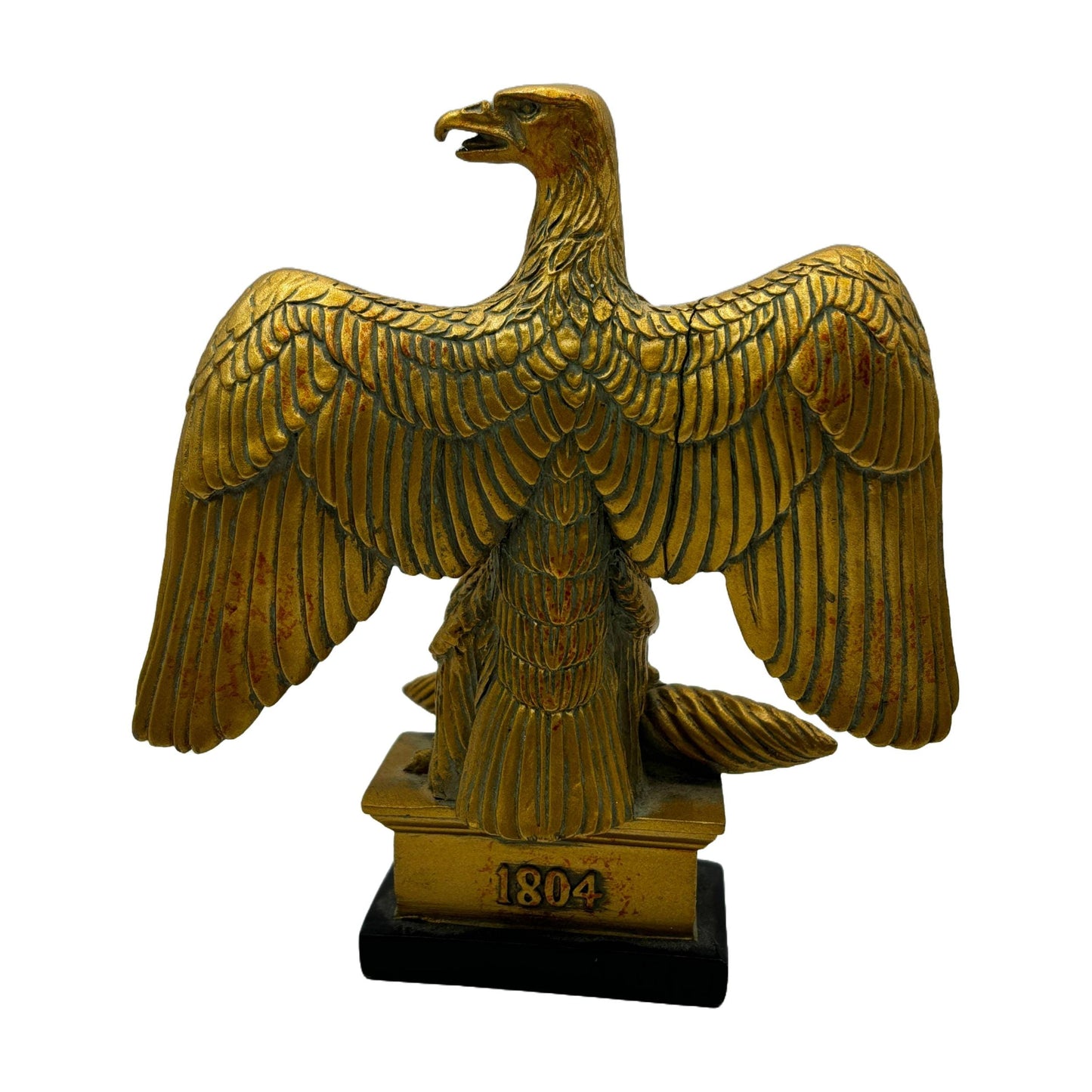 Schitterend Napoleonisch Adelaar Beeld - Handgemaakt - Symbool van Kracht en Macht - 14 cm Hoog - Perfecte Staat - Historisch Verzamelobject
