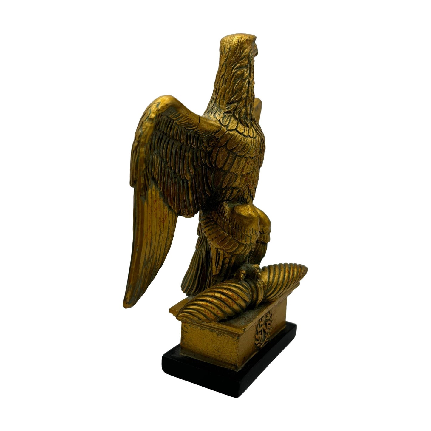 Schitterend Napoleonisch Adelaar Beeld - Handgemaakt - Symbool van Kracht en Macht - 14 cm Hoog - Perfecte Staat - Historisch Verzamelobject