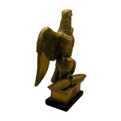 Schitterend Napoleonisch Adelaar Beeld - Handgemaakt - Symbool van Kracht en Macht - 14 cm Hoog - Perfecte Staat - Historisch Verzamelobject