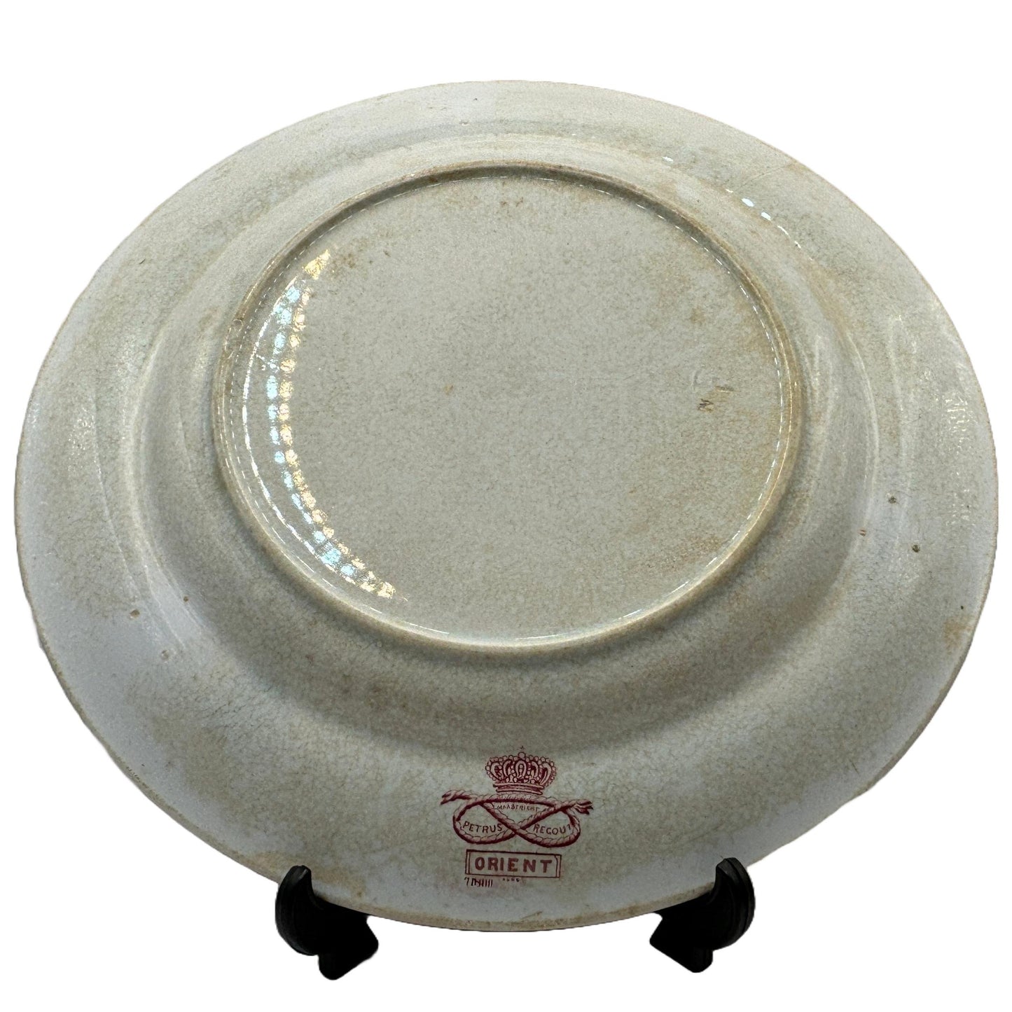 Beautiful Porcelain Plate by Petrus Regout - Oriental Line - 26.5 cm - Historical Collectible