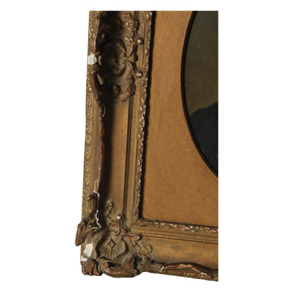 Set of 4 European Men's Portraits - 19th Century - Bach, Meyerbeer, Adolphe Thiers - Oil on Panel