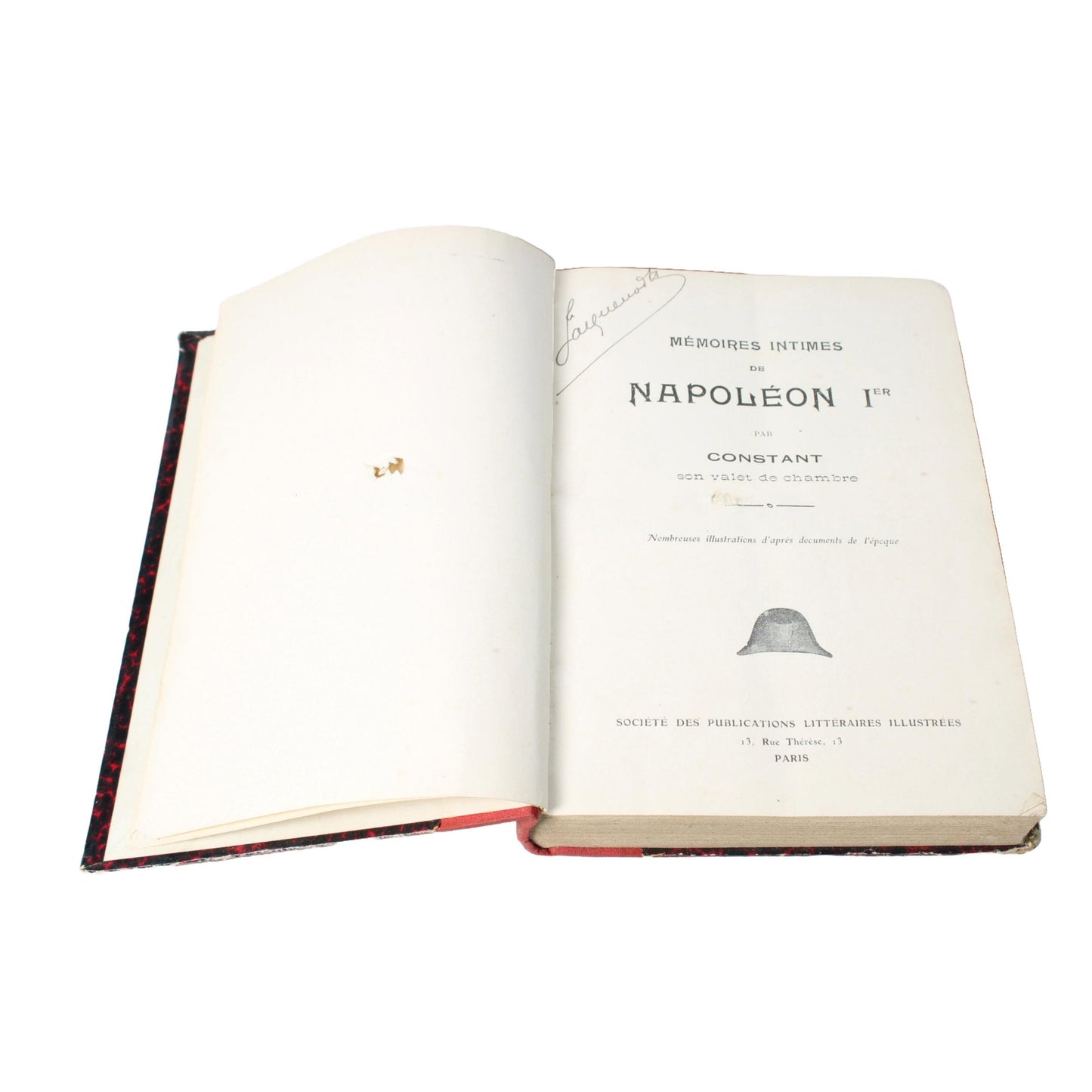 Set van 2 - Delen Memoires Intimes de Napoleon 1er door Constant - Gratis Verzending - Zeldzaam boek