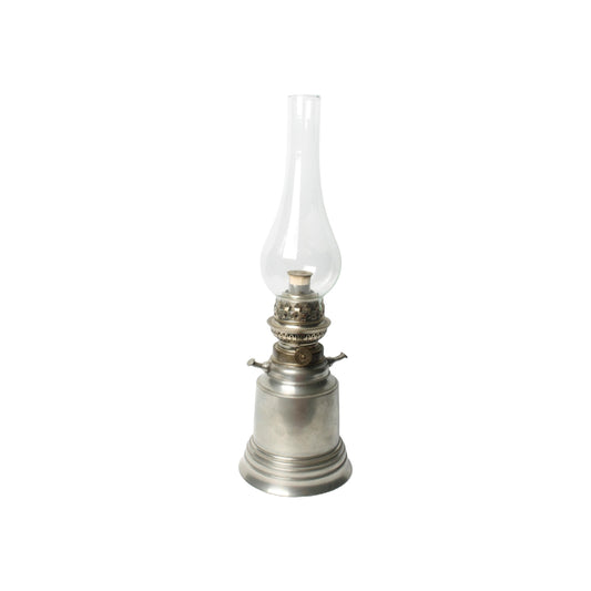 Vintage tinnen olielamp met glazen schoorsteen, De Boutsport, circa 1974 - Home Decoration - Gratis Verzending