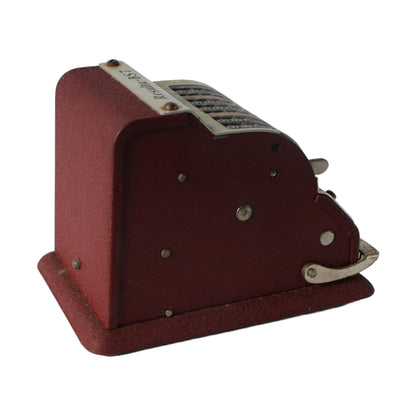 Vintage mechanische rekenmachine Resulta DS-7, jaren 1950-1960, Duitse kantoorcalculator