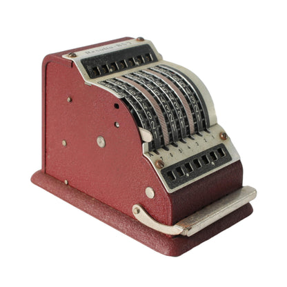 Vintage mechanische rekenmachine Resulta DS-7, jaren 1950-1960, Duitse kantoorcalculator
