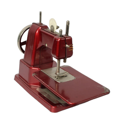 Vintage Vulcan Senior Child's Sewing Machine with Original Box - Collectible Miniature Metal Sewing Machine - 1950s Toy - Gratis Verzending