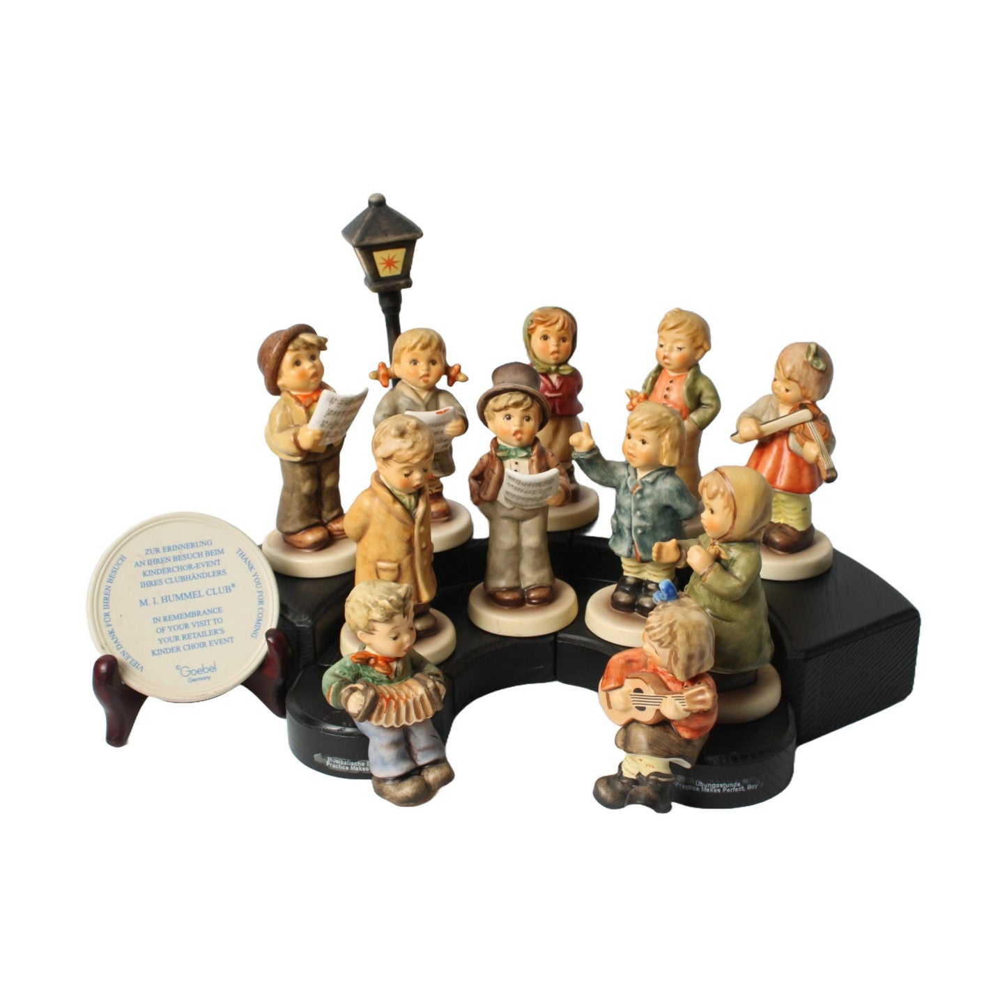 Hummel Club Children's Choir Collectors Set - Limited Edition - German Craftsmanship - Complete with Display Podium - Free Shipping