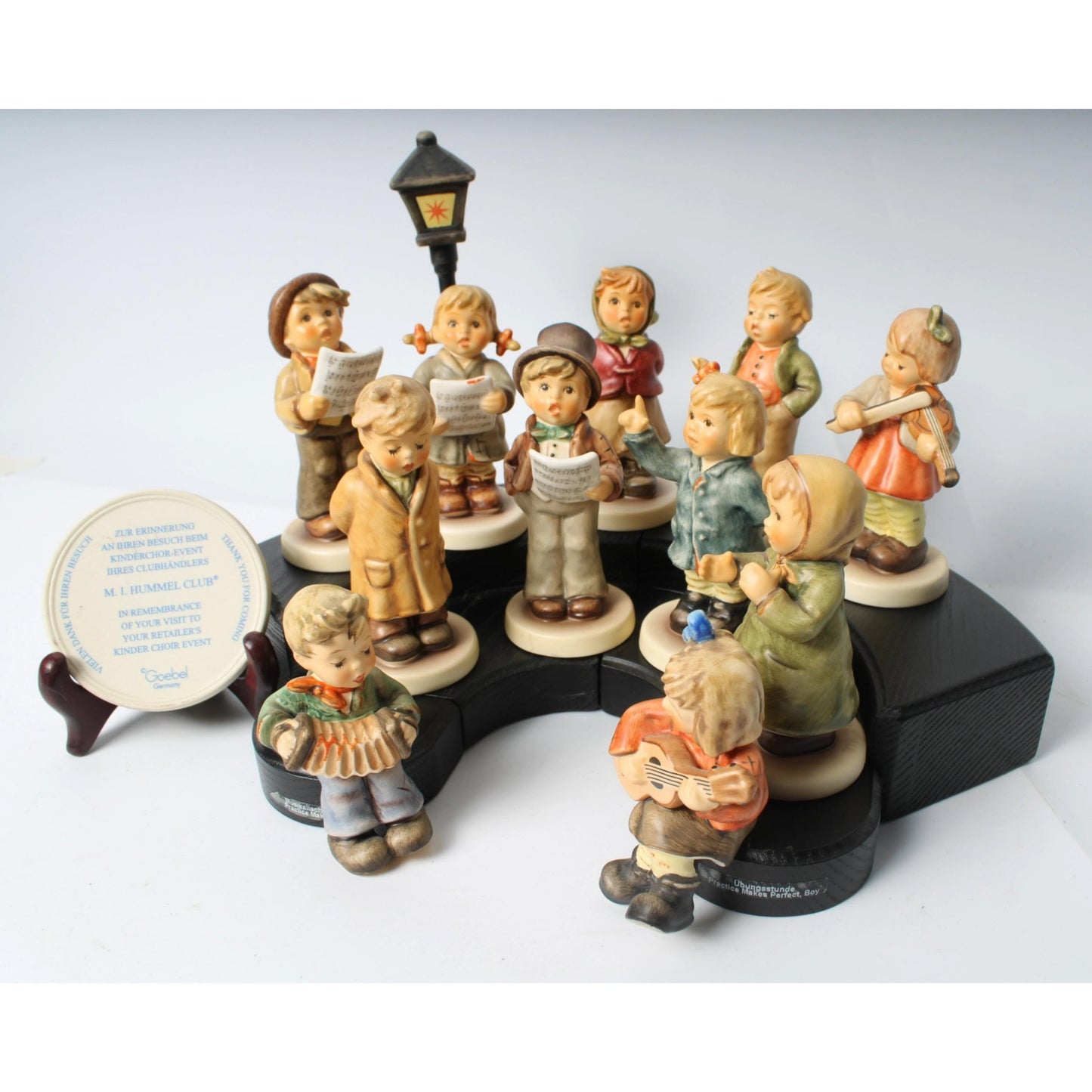 Hummel Club Children's Choir Collectors Set - Limited Edition - German Craftsmanship - Complete with Display Podium - Free Shipping