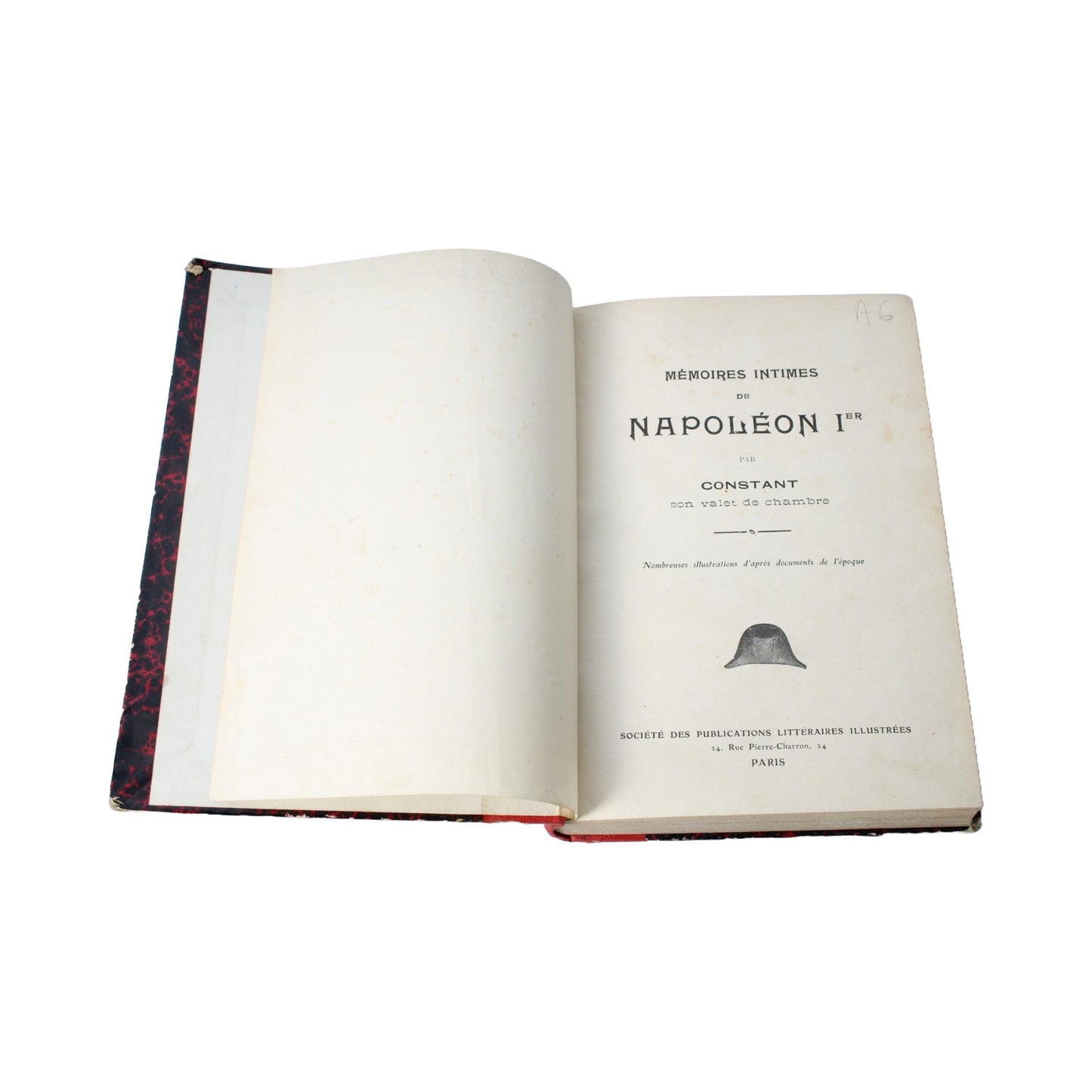 Set van 2 - Delen Memoires Intimes de Napoleon 1er door Constant - Gratis Verzending - Zeldzaam boek