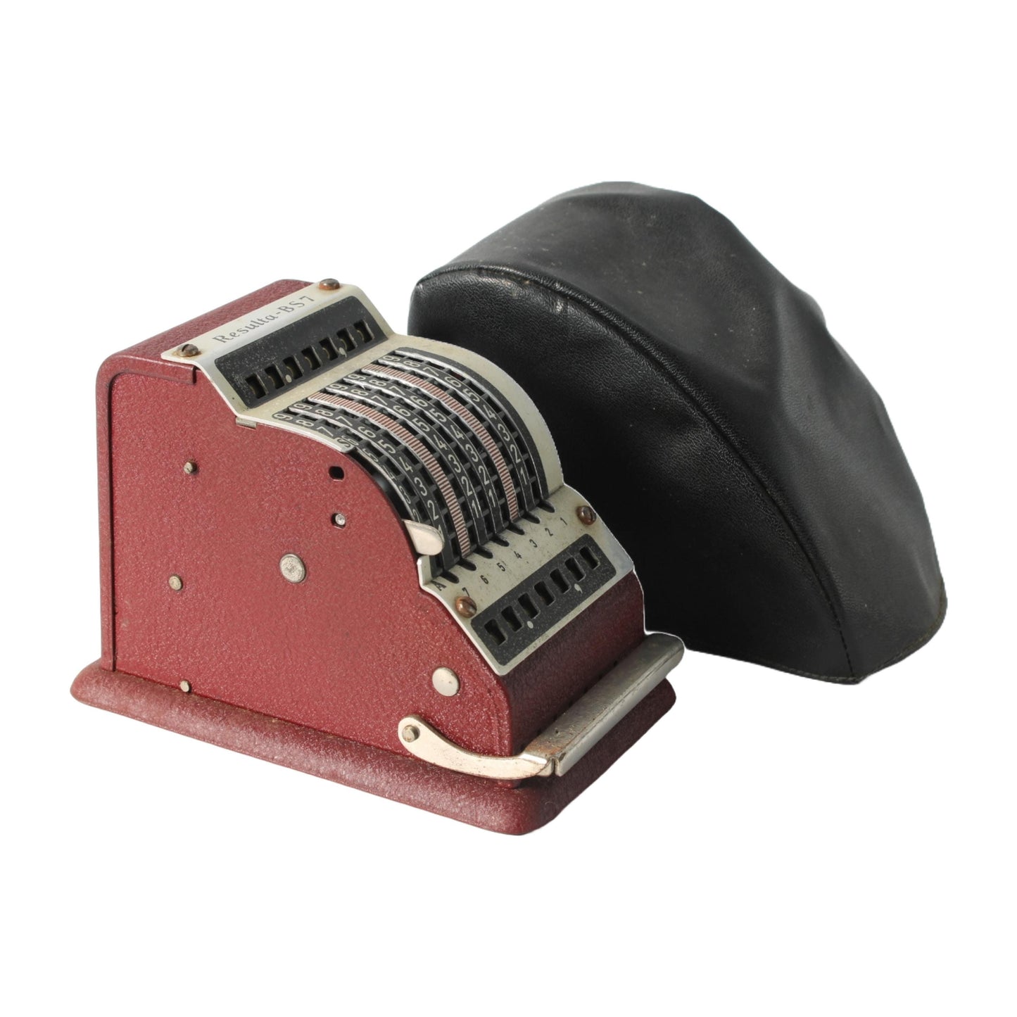 Vintage mechanische rekenmachine Resulta DS-7, jaren 1950-1960, Duitse kantoorcalculator