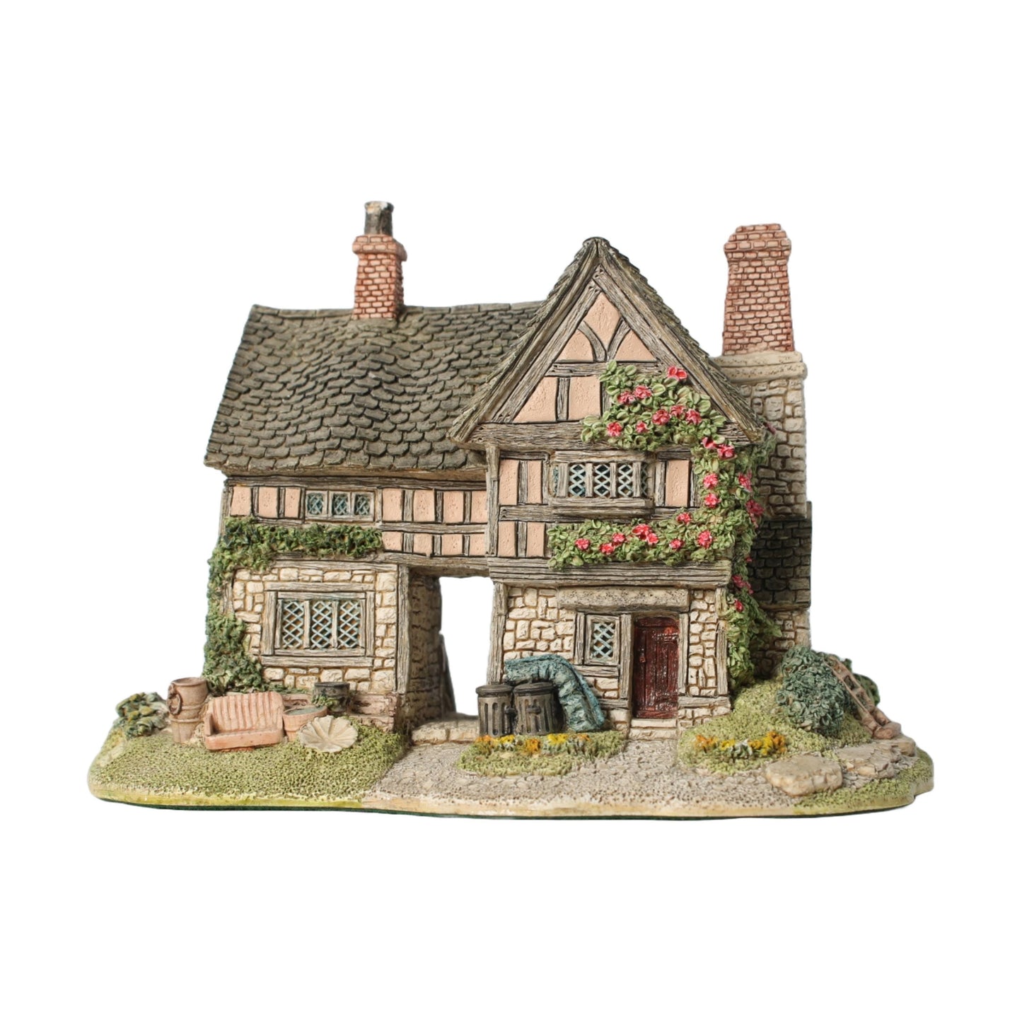 Zeldzame Lilliput Lane Junk and Disorderly cottage, handgemaakt miniatuurhuisje, vintage uit 1993, Engelse nostalgie, verzamelobject