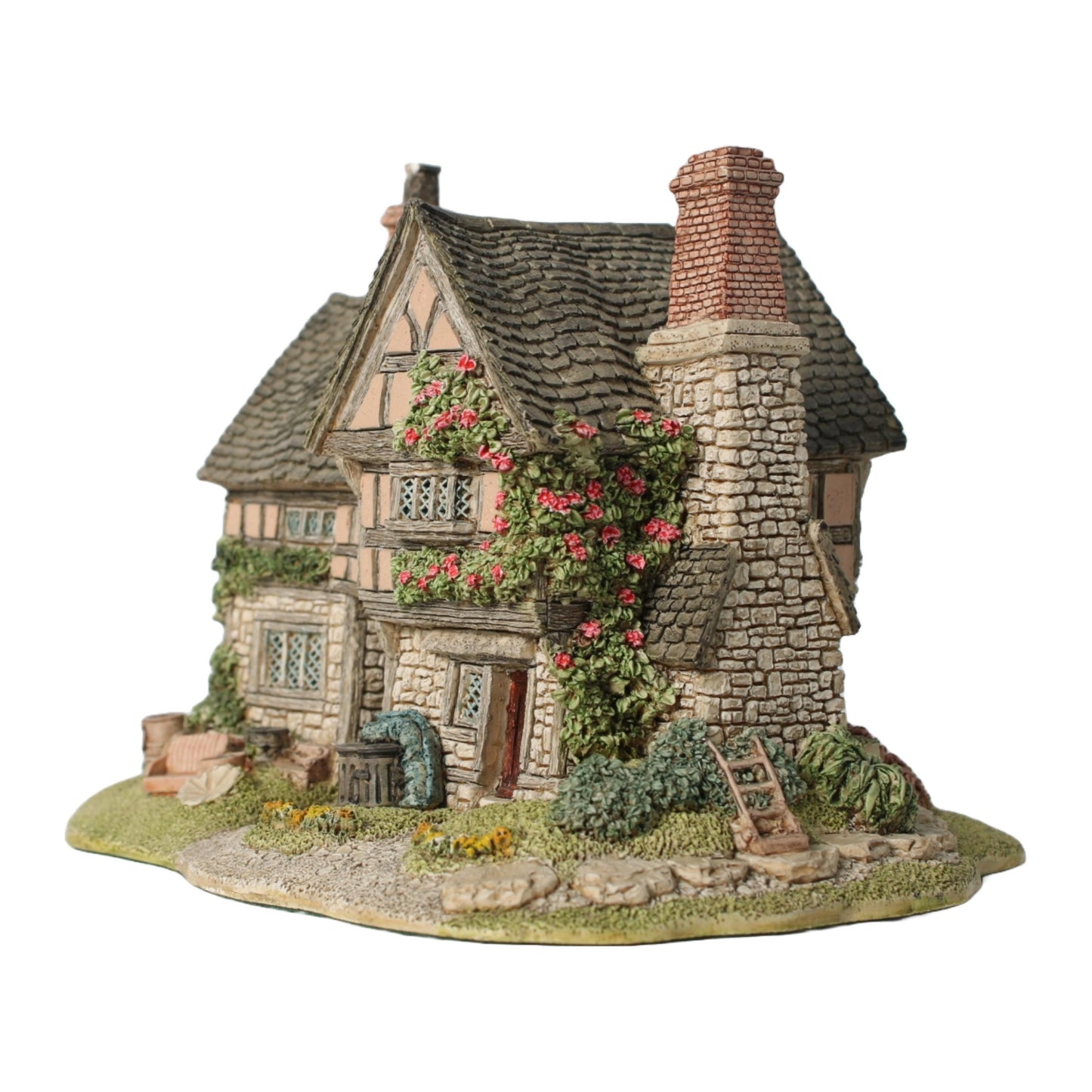 Zeldzame Lilliput Lane Junk and Disorderly cottage, handgemaakt miniatuurhuisje, vintage uit 1993, Engelse nostalgie, verzamelobject