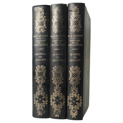 Will & Ariel Durant's Histoire de la Civilisation Volumes 23-25, Tijdperk van Louis XIV, Franse Editie, Gratis Verzending