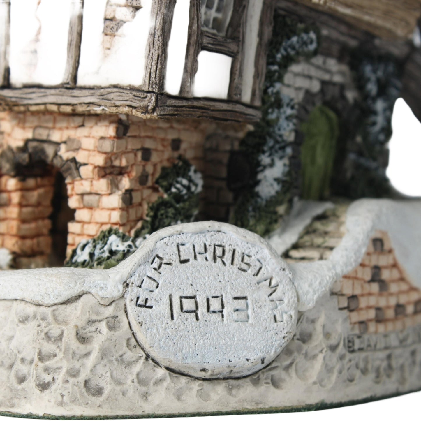 Authentieke David Winter Cottage "Old Joes Beetling Shop" 1993, handgemaakt, vintage miniatuurhuisje, zeldzaam verzamelobject