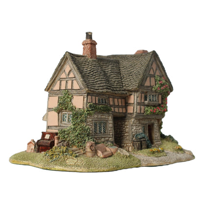 Zeldzame Lilliput Lane Junk and Disorderly cottage, handgemaakt miniatuurhuisje, vintage uit 1993, Engelse nostalgie, verzamelobject