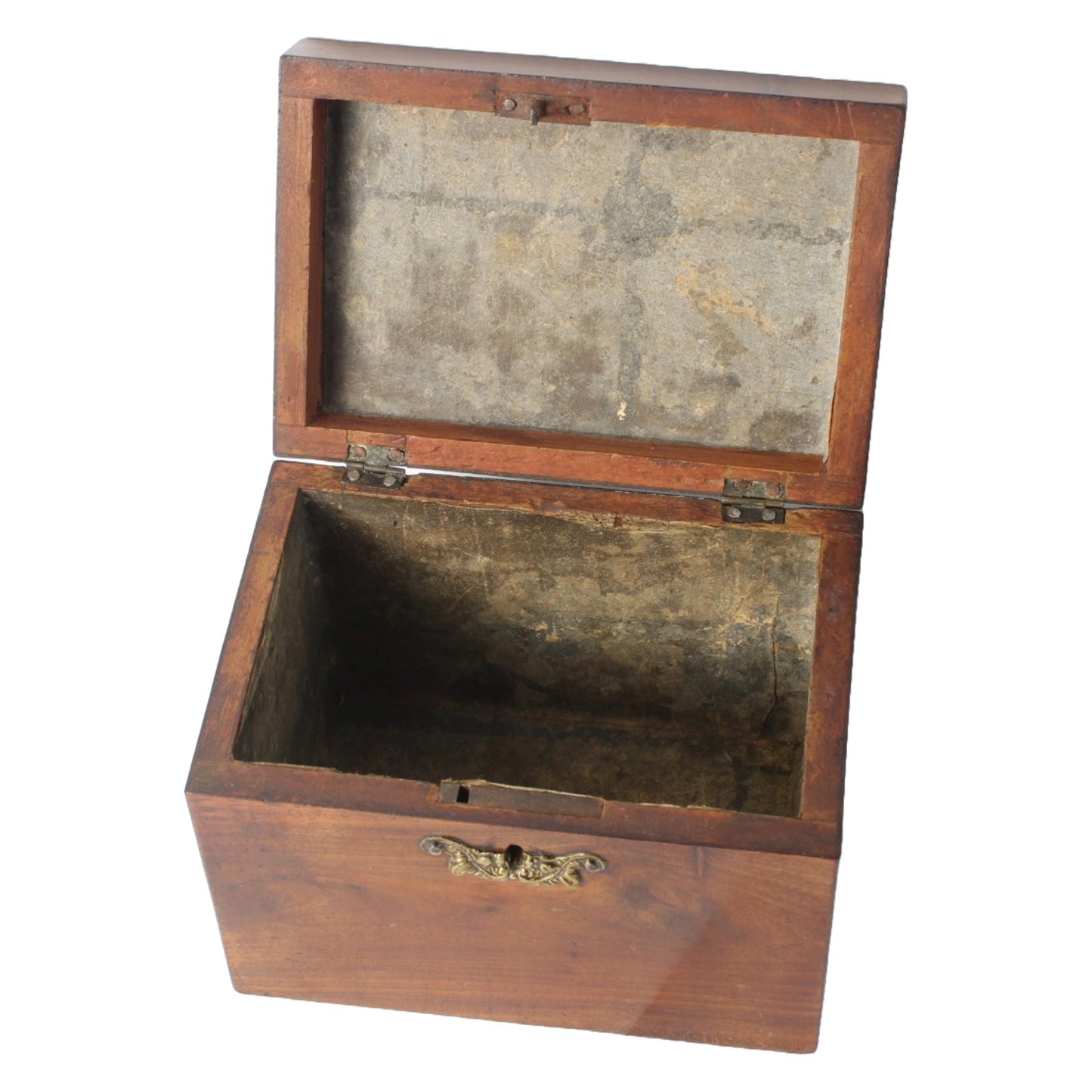 Antieke Nederlandse Tabakskist  19e Eeuw  Handgemaakt Decoratief Object - Gratis Verzending - Decoratieve kist
