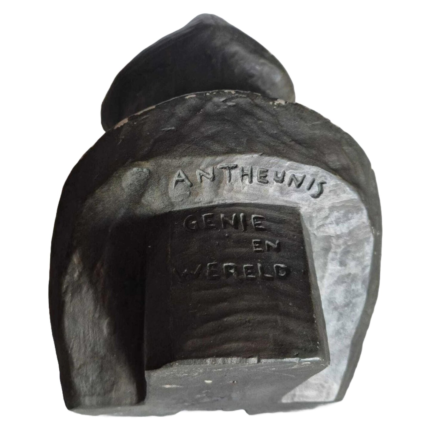Keramisch borstbeeld van Desiderius Erasmus | Gesigneerd door Antheunis | Historisch decoratief kunstwerk | Gratis verzending | Rotterdam