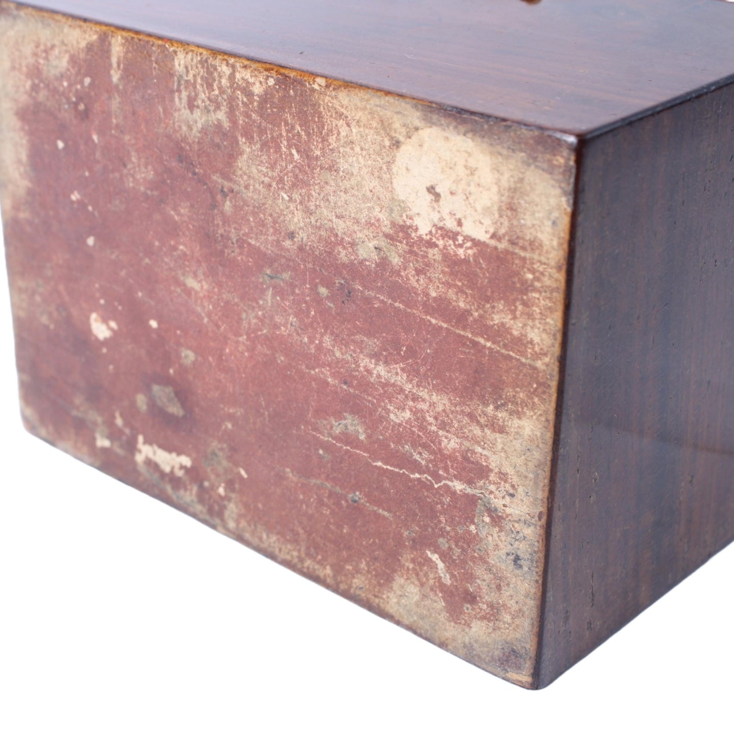 Antieke Nederlandse Tabakskist  19e Eeuw  Handgemaakt Decoratief Object - Gratis Verzending - Decoratieve kist