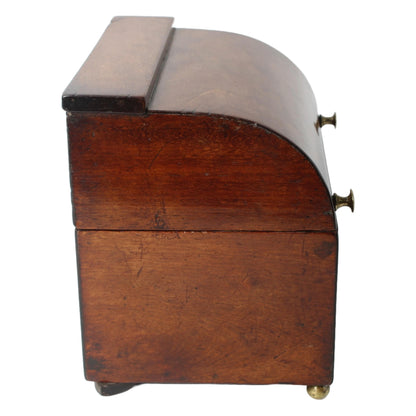 Antieke Nederlandse Tabakskist  19e Eeuw  Pallisanderhout en Ambachtelijk Handwerk - Gratis Verzending - Home Decoration