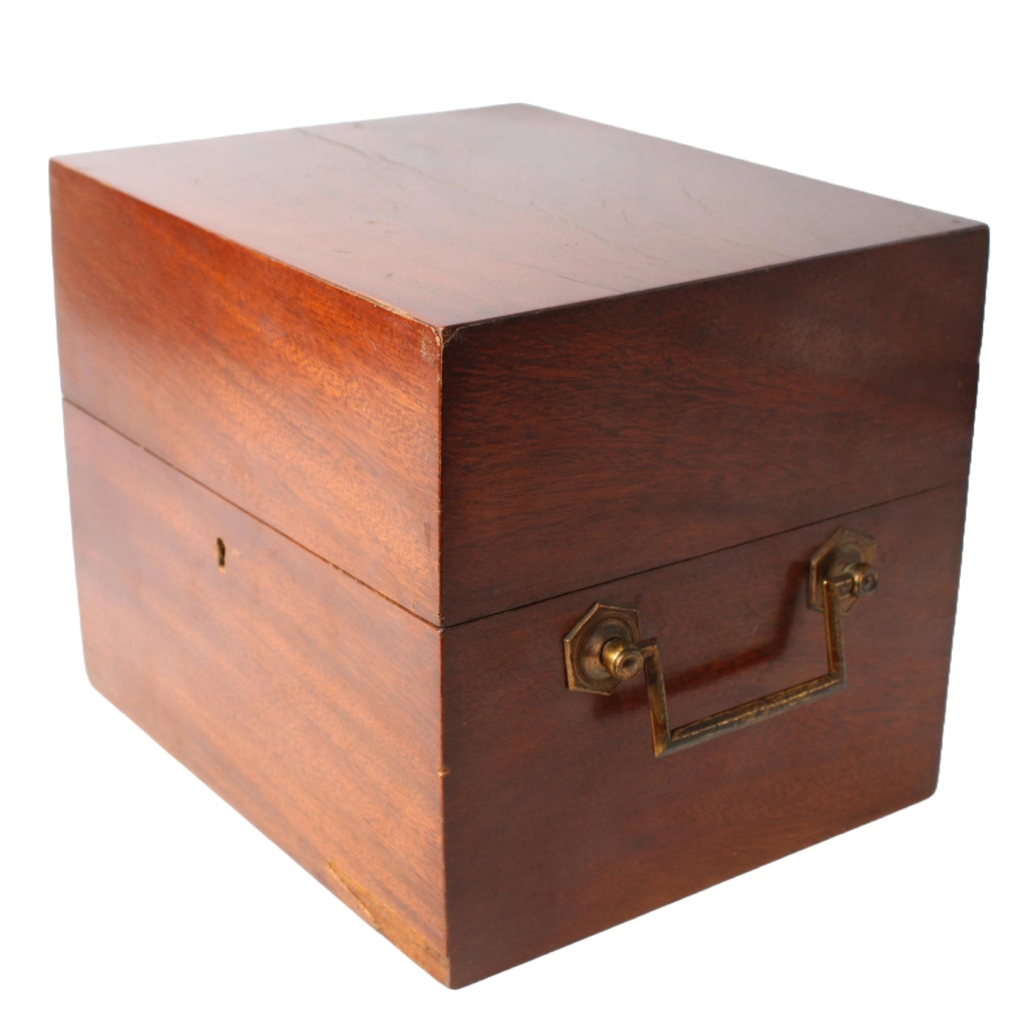 Antieke Biedermeier Advocatenbar  Luxe Minibar met Handgeblazen Flessen en Glas  Circa 1830 - Likeurkelder - Liquor cabinet