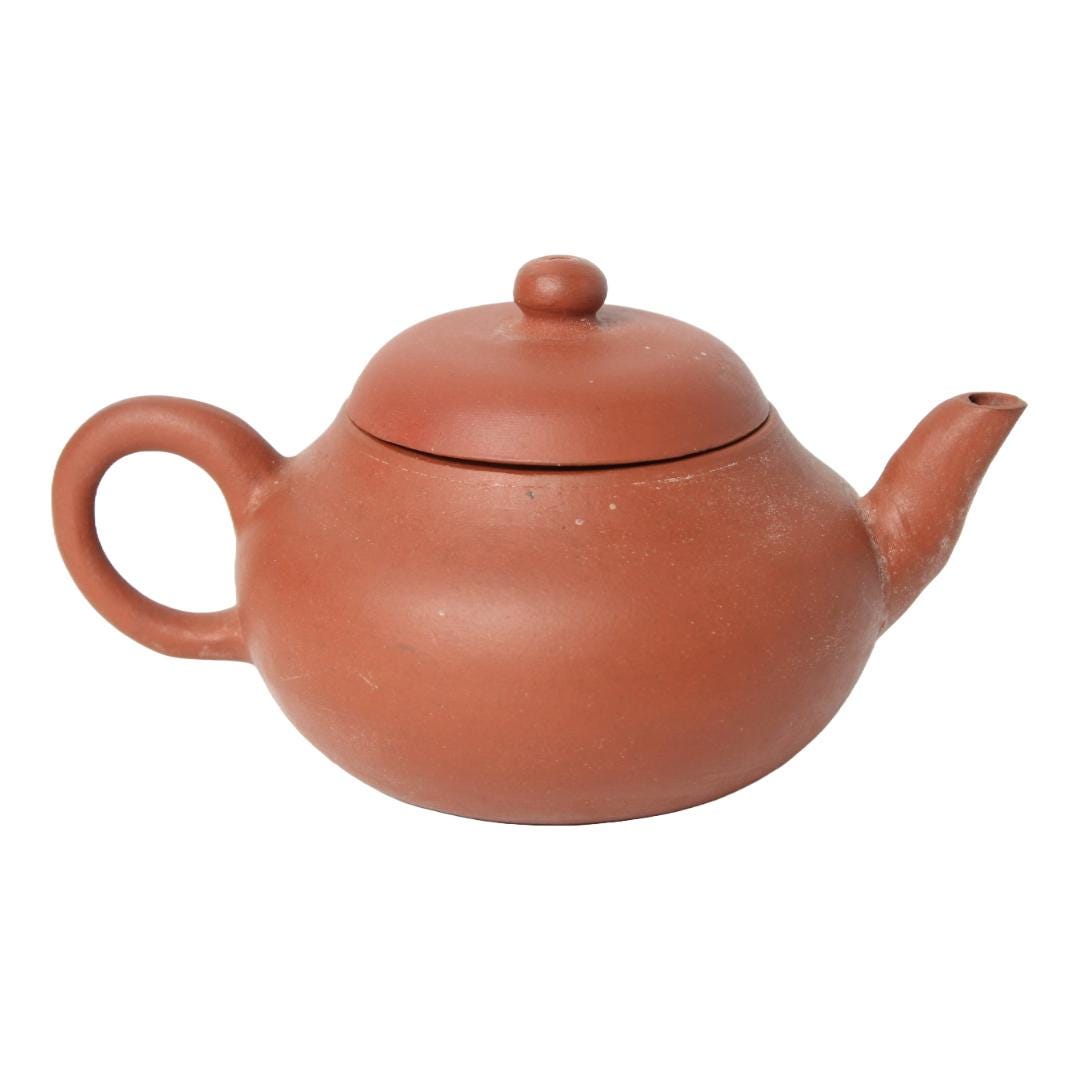 Rare Vintage Yixing Teapot Made of Zisha Clay with Mengchen Seal | Traditional Handmade Teapot for Gongfu Cha Ceremony