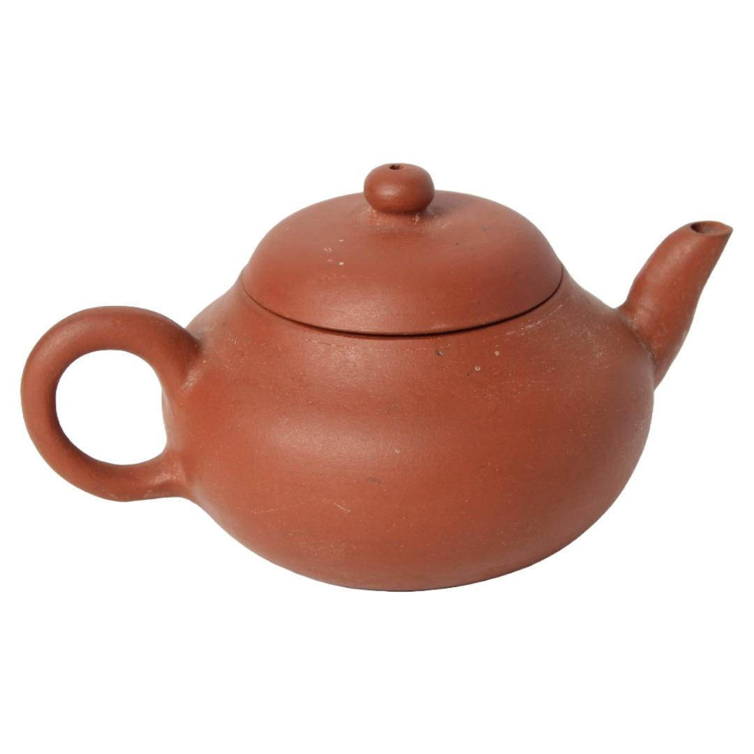 Rare Vintage Yixing Teapot Made of Zisha Clay with Mengchen Seal | Traditional Handmade Teapot for Gongfu Cha Ceremony